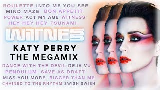 WITNESS  THE MEGAMIX A Katy Perry Mashup  by Adamusic [upl. by Slaohcin]