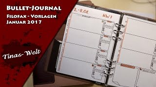 Filofax A5 printable  Januar 2017 Vorlage [upl. by Yehus]