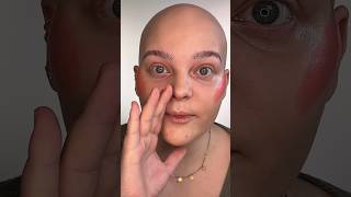 Warum funktioniert eine Haartransplantation bei mir nicht😅 alopecia alopezie nohair makeup [upl. by Raamal523]