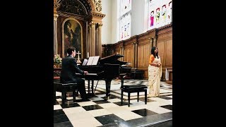 Sahana Bajpaie Phule Phule Rehearsal at Trinity College Chapel University of Cambridge UK [upl. by Brom217]