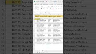 Excelde Seçili Hücreye Ait Satırı Vurgulama Renklendirme shorts excel exceltips [upl. by Thanos]