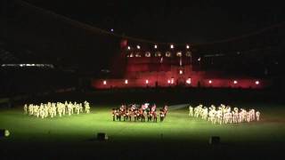 2010 Royal Edinburgh Military Tattoo in Australia 12a Massed UK Military Bands [upl. by Aika55]