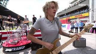 Austrian National Anthem  2021 Austrian Grand Prix [upl. by Nnaeirb]