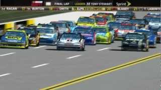 2012 Good Sam Roadside Assistance 500 Last Lap Reenactment [upl. by Sille]