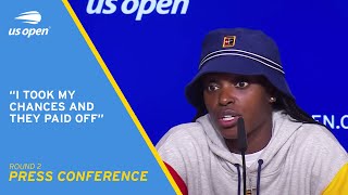 Sloane Stephens Press Conference  2021 US Open Round 2 [upl. by Alfreda]