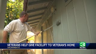 Sacramento Veterans help other Veterans with home repairs [upl. by Asenej702]