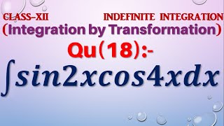 Q18  Evaluate ∫sin2x cos4x dx  Integration of sin 2x cos 4x dx  Integral of sin 2x cos 4x dx [upl. by Rolph]