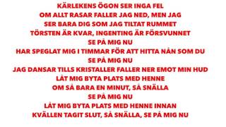 Se på mig nu  Petter ft Linnea Henriksson Lyrics [upl. by Natanoy]