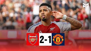 Arsenal vs Manchester United 21 All Goals amp Extended Highlights [upl. by Holmann478]