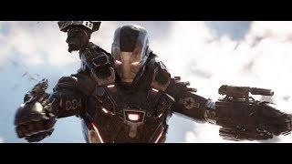 Marvels War Machine Infinity War Combat Scenes Remastered Version linked below [upl. by Townshend724]