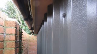 DIY Shed Build  Metal Cladding  Episode 12 [upl. by Ayaladnot879]