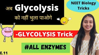 Easy and Short Trick to learn GLYCOLYSIS  NEET Biology Tricks [upl. by Ahsinad]