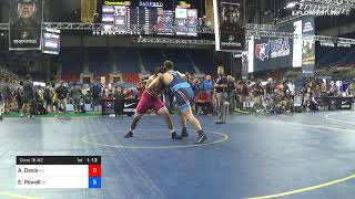 220 Lbs Cons 16 2 Antonio Davis Minnesota Vs Ethan Powell South Carolina [upl. by Narut334]