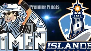 Dineen Cup Finals Game one between the Jersey Hitmen and Islanders Hockey Club [upl. by Anileuqcaj]