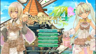 Rune Factory 4 Special  Blind Casual LetsPlay  Episode 1  No CommentaryFreetoUse [upl. by Natsirhc]