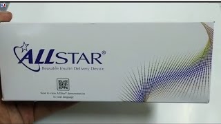 How To Refill Lantus insulin in Allstar pen  Know How to Use insulin at Home  AllStar Reusable [upl. by Metcalf]