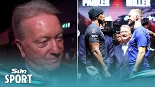 Frank Warren gives his thoughts on Anthony Joshua v Otto Wallin [upl. by Dinsmore]