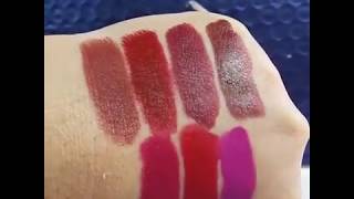 ESTEE LAUDER Pure color Envy mattè lipstick swatch [upl. by Ora]