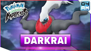 Where To Find DARKRAI amp How To Catch It in Pokemon Legends Arceus [upl. by Yecaj]