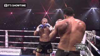 FIGHT Badr Hari TKO vs Gokhan Saki  Retirement fight ITS SHOWTIME 55 [upl. by Ainer260]