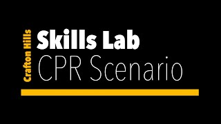 CHC EMT Skills Lab  AED with Bystander CPR Scenario [upl. by Ydissak673]