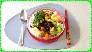 Cô Ba Saigon ★ REPAS ECONOMIQUE ★ Plat VÉGÉTARIEN Soupe de légumes au lait de coco ★ Kiểm CHAY [upl. by Ymmac647]