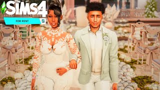 lets play the sims 4 for rent but this is a WEDDING special [upl. by Havot766]