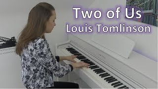 Two of Us  Louis Tomlinson  pianoemie cover [upl. by Ikir694]