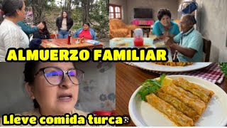 MI FAMILIA PERUANA 🇵🇪❤️ALMUERZO FAMILIAR  lleve comida turca 🇹🇷😋 [upl. by Allerie607]