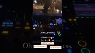 Fire Eating Live Guitar and DJ at Toca Madera [upl. by Aticilef860]