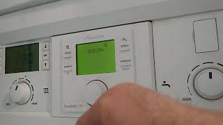 Time reset method Worcester Bosch combi boiler [upl. by Vandyke]