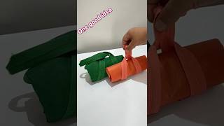 Easy cloht bag folding diy easy youtubeshorts handmade trending reels [upl. by Olia]