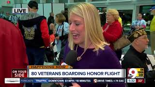 Local vets head to Washington DC in Honor Flight [upl. by Carilyn]