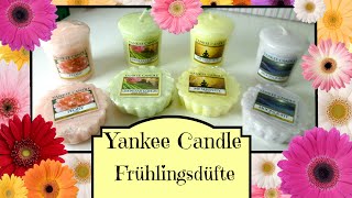 Yankee Candle Frühlingsdüfte angeschnuppert Teil 1 [upl. by Rafferty]