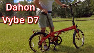 Dahon Vybe D7 Foldable Bike  Unboxing amp Review [upl. by Fabriane]