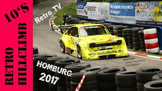 Homburger Bergrennen 2017  Retro TV  Opel Kadett C GTR V8 Interview Holger Hovemann Uwe Wolpert [upl. by Aramac]