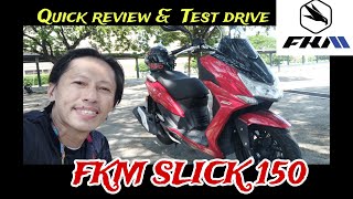 FKM SLICK 150ccTEST DRIVEQUICK REVIEWJMotors Tv [upl. by Deevan]