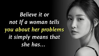 If A Woman Tells About Her Problems It Means  Psychology Facts [upl. by Boyse]