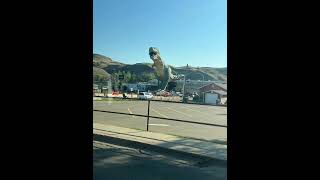 Dinosaur 🦕 70 Million Years Old Drumheller Alberta Canada 🇨🇦 🦕🌞👍 [upl. by Floss]