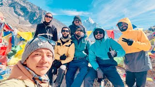 Everest Base Camp EBC trek in extreme winter  January 2024  Malayalam  Cinematic Vlog [upl. by Rubina]