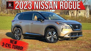 The 2023 Nissan Rogue Platinum Is A Luxurious Compact SUV With A New Turbo Engine [upl. by Lad382]