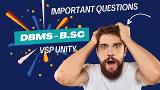 DBMS Important Questions  BSc [upl. by Piwowar]