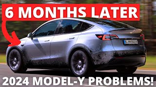 TESLA MODEL Y 6 MONTHS LATER LONG TERM REVIEW 2024 full review [upl. by Eelnayr]