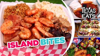 Texas Eats Texas BBQ vs Memphis BBQ island bites ceviche amp brunch beignets [upl. by Sucramaj751]