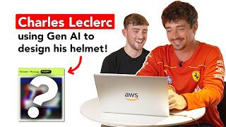 We used AI to design Charles Leclercs new F1 helmet  Scuderia Ferrari HP [upl. by Chaudoin]