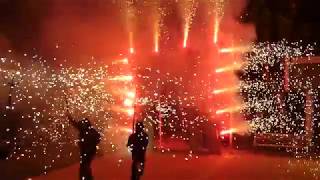 SORTIDA PORTA DE LINFERN  Correfoc Festa Major 2019 [upl. by Lyrac789]