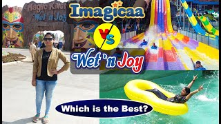 Imagica vs Wet n Joy Water Park  All Rides  India Largest Waterpark  Aqua Imagica Waterpark [upl. by Araeit]