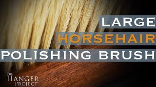 Large Horsehair Shoe Polishing Brush [upl. by Aleahc173]