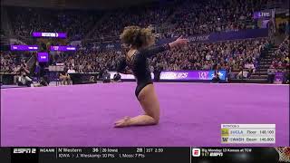 Katelyn Ohashi UCLA 2019 Floor vs Washington 100 [upl. by Nohtanhoj]