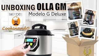 ¿COMO FUNCIONA LA NUEVA OLLA GM G DELUXE UNBOXING COMPLETO [upl. by Menendez687]